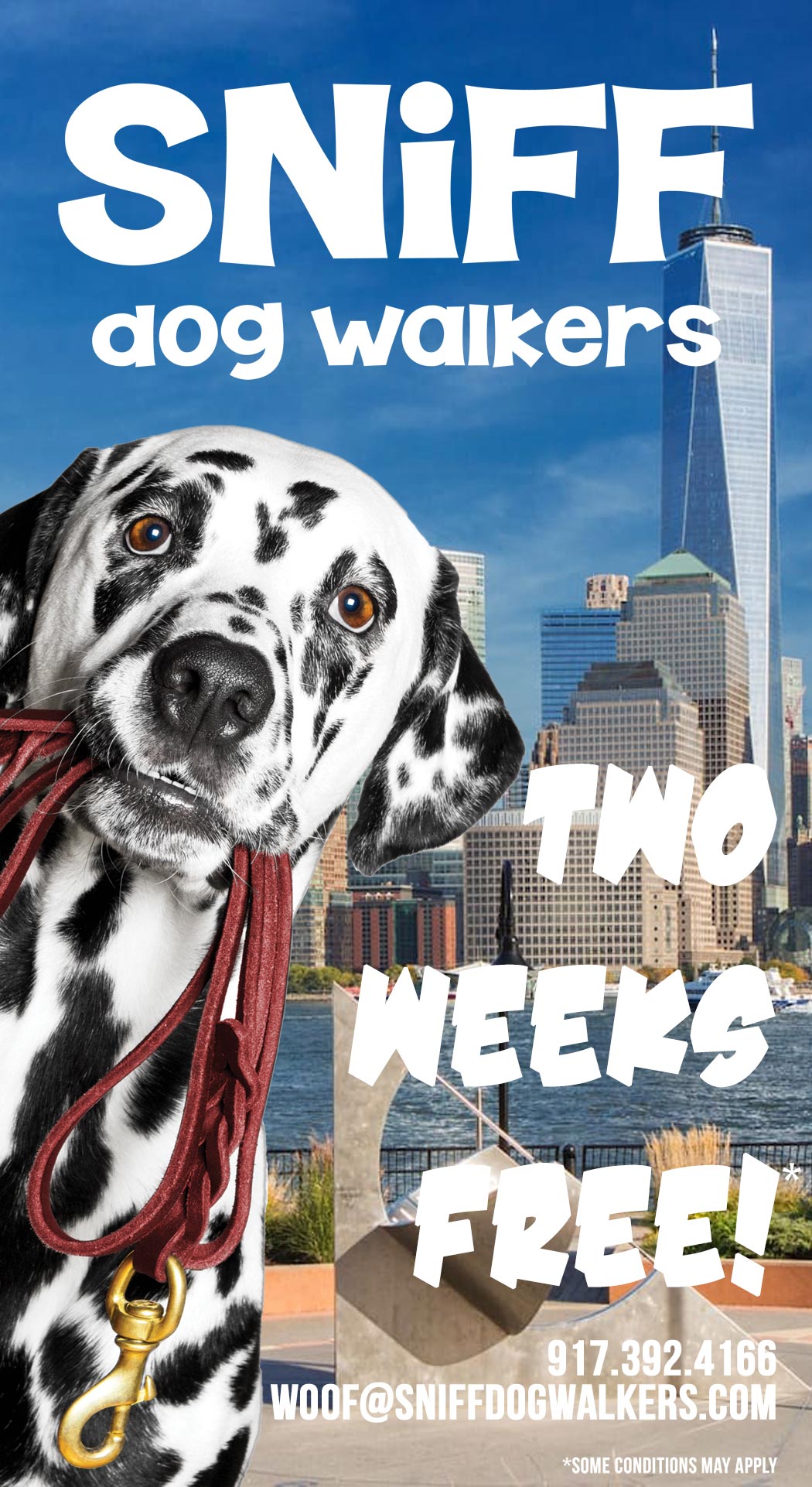Two Weeks Free Dog Walking
